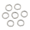 Tarnish Resistant 304 Stainless Steel Open Jump Rings X-STAS-E066-11-8mm-1