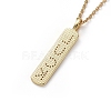 304 Stainless Steel Chain Necklaces NJEW-G335-40G-3