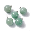 Natural Green Aventurine Pendants G-G926-02P-02-1