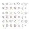 ABS Plastic Imitation Pearl Cabochons OACR-CJ0001-08-1