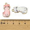 Alloy Enamel Pendants FIND-I064-03G-01-3