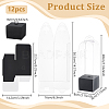 Transparent PVC Single Rose Flower Packaging Boxes ABAG-WH0045-32C-2