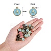 Golden Plated Alloy Enamel Charms ENAM-SZ0001-05G-4