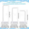 1 Set 3 Sizes Acrylic Dangle Earring Display Stands EDIS-SC0001-06-2