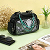 ABS Plastic Cable Chain with Acrylic Paperclip Chains Bag Decorative Chains HJEW-OC00408-4
