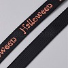 Halloween Polyester Ribbons OCOR-WH0120-29B-2