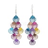 430 Stainless Steel Shell Shape Dangle Earrings EJEW-A137-03P-05-4
