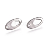 Tarnish Resistant 304 Stainless Steel Stud Earring Findings STAS-E482-01P-2