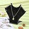 Stereoscopic Organic Glass Necklace Displays NDIS-N001-04-6