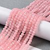Baking Paint Imitation Jade Glass Bead Strands DGLA-A034-J4MM-A3-2