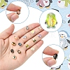 70Pcs 14 Colors Electroplate Glass Beads EGLA-FS0001-47-3