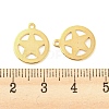 201 Stainless Steel Charms STAS-Z049-02G-3