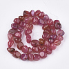 Natural Dragon Veins Agate Beads Strands X-G-S349-28F-2