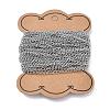 Tarnish Resistant 304 Stainless Steel Twist Chains CHS-K001-24-3mm-5