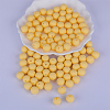 Round Silicone Focal Beads SI-JX0046A-32-1