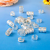 120Pcs 4 Styles Iron Dreadlocks Beads Hair Decoration FIND-TA0005-09S-5