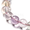 Natural Ametrine Beads Stretch Bracelet for Men Girl Women BJEW-JB06714-5