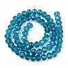 Electroplate Glass Beads Strands LS-EGLA-A034-T2mm-L25-3