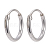 925 Sterling Silver Hoop Earring Findings STER-E062-05A-S-1