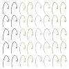 32Pcs 4 Colors Brass Earring Hooks KK-LS0001-18-3