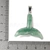 Natural Green Aventurine Pendants G-P599-03P-02-3