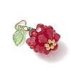 Glass Pendants PALLOY-MZ01248-4