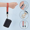 GOMAKERER 2Pcs 2 Colors Nylon Hand Wrist Lanyard for Phone Decoration Key Chain FIND-GO0001-01A-3