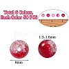 300Pcs 6 Colors Spray Painted Crackle Glass Beads CCG-SZ0001-11A-2