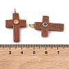 Synthetic Goldstone Pendants G-B180-01G-03-3