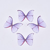 Two Tone Polyester Fabric Wings Crafts Decoration X-FIND-S322-012C-03-1