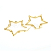 Brass Hoop Earrings EJEW-F250-06-G-3