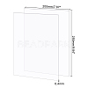 Olycraft Transparent Plastic Board with Protective Paper for Photo Frame Replacement DIY-OC0003-74E-2