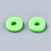 Handmade Polymer Clay Beads Strands CLAY-R089-6mm-T02B-45-4