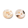 Carved Flower Natural Shell Buttons SH-CBA18B6-03-2