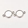 Alloy Cabochon Connector Settings LS-PALLOY-A13117-AS-RS-2