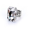 Alloy with Glass Finger Rings FS-WGA328D-04-1