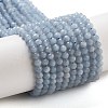 Natural Angelite Beads Strands G-G161-A05-05-1