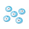 Handmade Lampwork Evil Eye Pendants LAMP-E106-02B-03-2