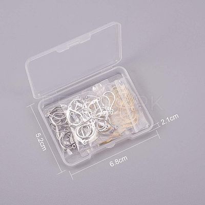 304 Stainless Steel Leverback Earring Findings STAS-NB0004-05-1