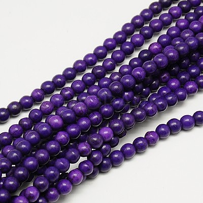 Synthetic Turquoise Beads Strands TURQ-G106-8mm-02M-1