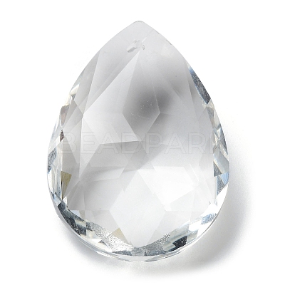 Transparent Glass Pendants GLAA-R223-03M-1