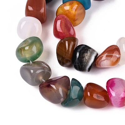 Natural Agate Beads Strands G-T142-66-1