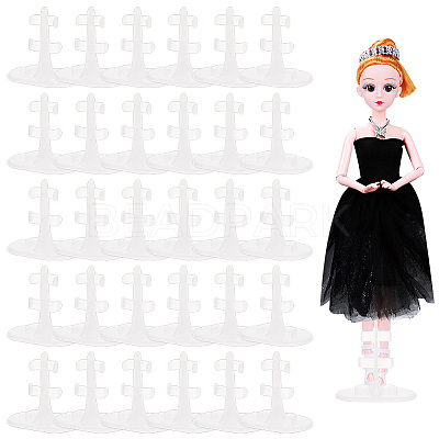 Plastic Doll Stands ODIS-WH0038-98B-1