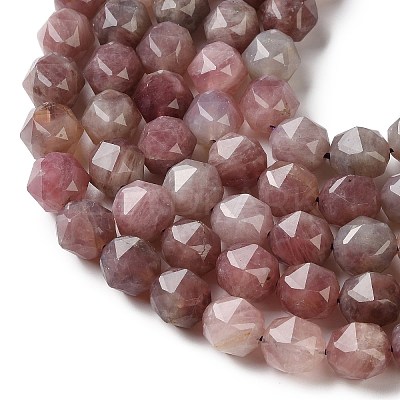 Natural Madagascar Rose Quartz Beads Strands GG-CBABD99-05-1