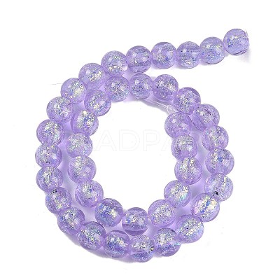 Handmade Foil Lampwork Beads Strands FOIL-K003-06B-01-1