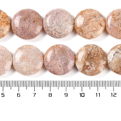 Natural Cherry Blossom Agate Beads Strands G-L246-24-1