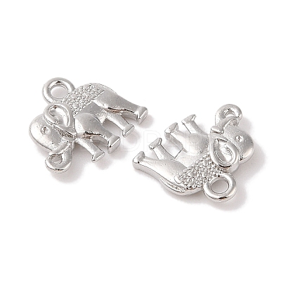 Vintage Elephant Charms X-PALLOY-ZN-47017-N-FF-1