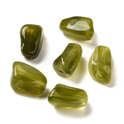 Transparent Acrylic Beads OACR-A021-18E-1
