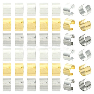 30Pcs 3 Colors 304 Stainless Steel Ear Cuff Findings STAS-FS0001-60-1