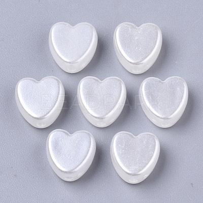 ABS Plastic Imitation Pearl Beads OACR-N008-001-1